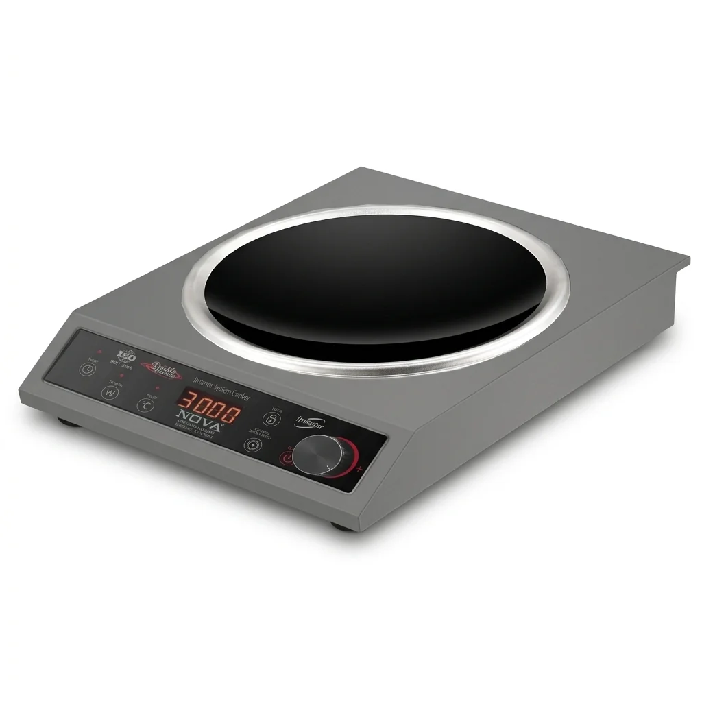 NOVA Infrared Cooker | NV-1230-SS | 3000W Double Heater | Inverter Friendly | Touch & Knob Control