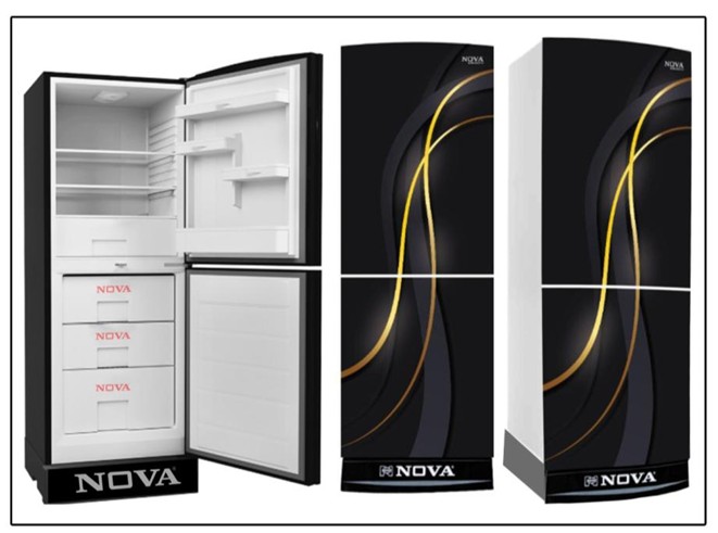 NOVA Refrigerator 220LTR Model  NV- 604