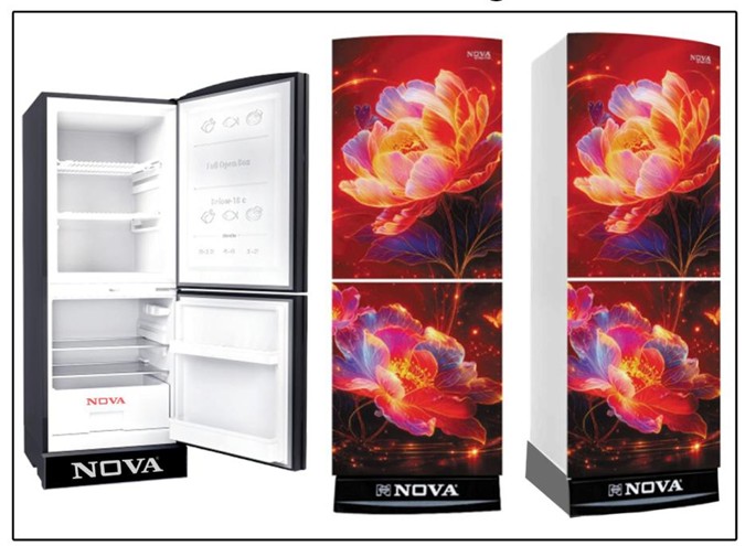 NOVA Refrigerator 255LTR Model  NV - 605