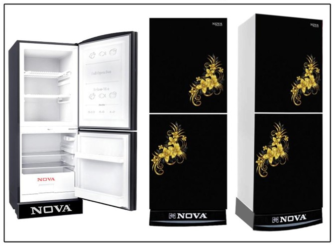NOVA Refrigerator 340LTR Model  NV - 607