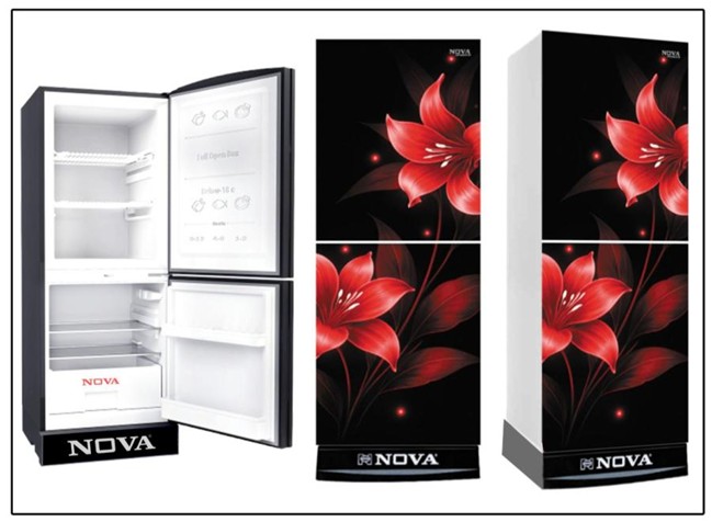 NOVA Refrigerator 340LTR Model NV - 608